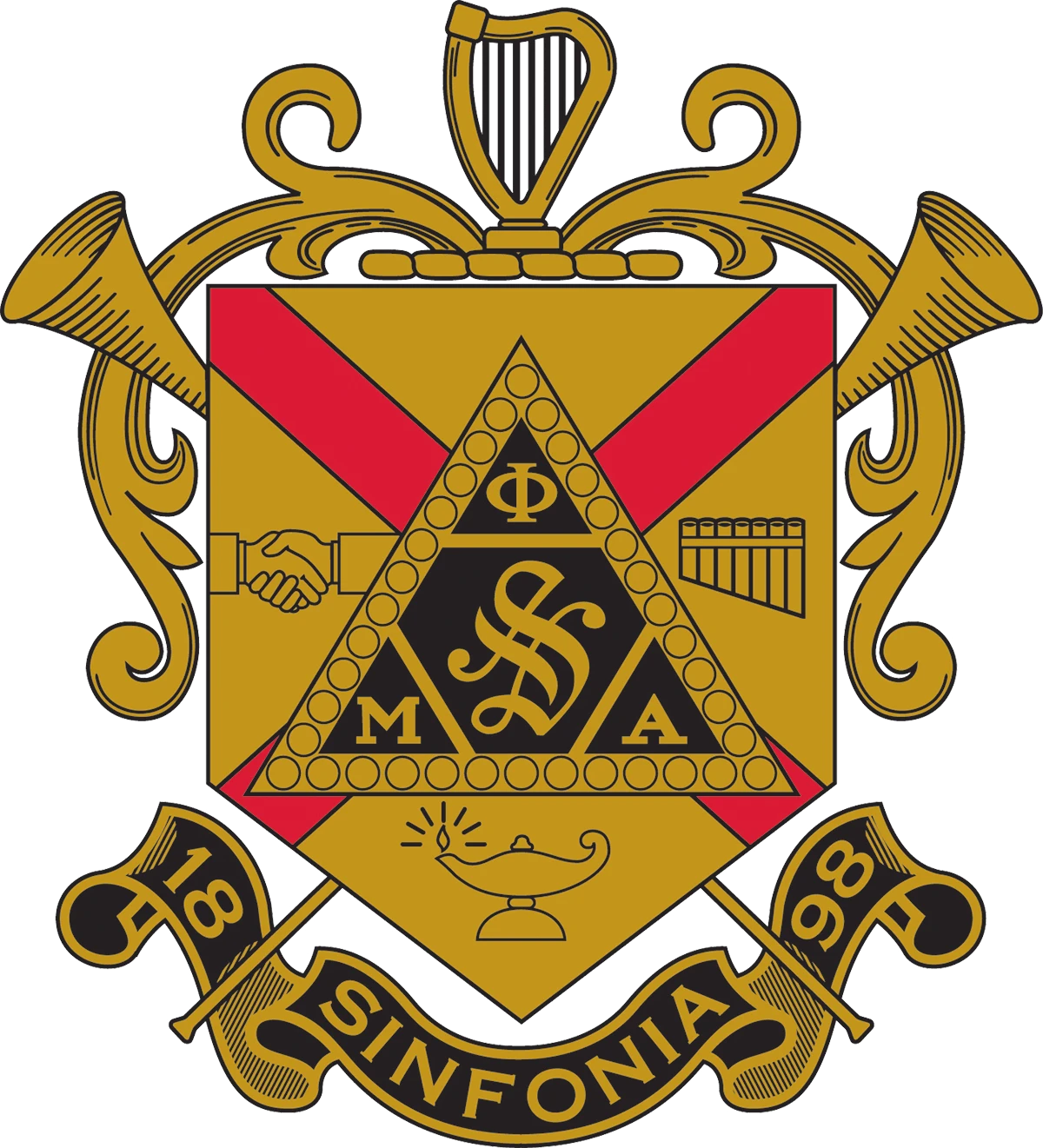 Phi Mu Alpha Sinfonia crest